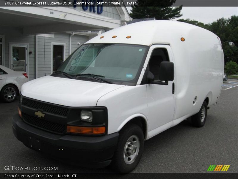 Summit White / Pewter 2007 Chevrolet Express Cutaway 3500 Commercial