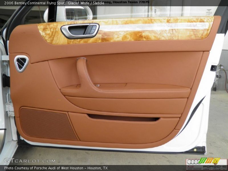 Glacier White / Saddle 2006 Bentley Continental Flying Spur