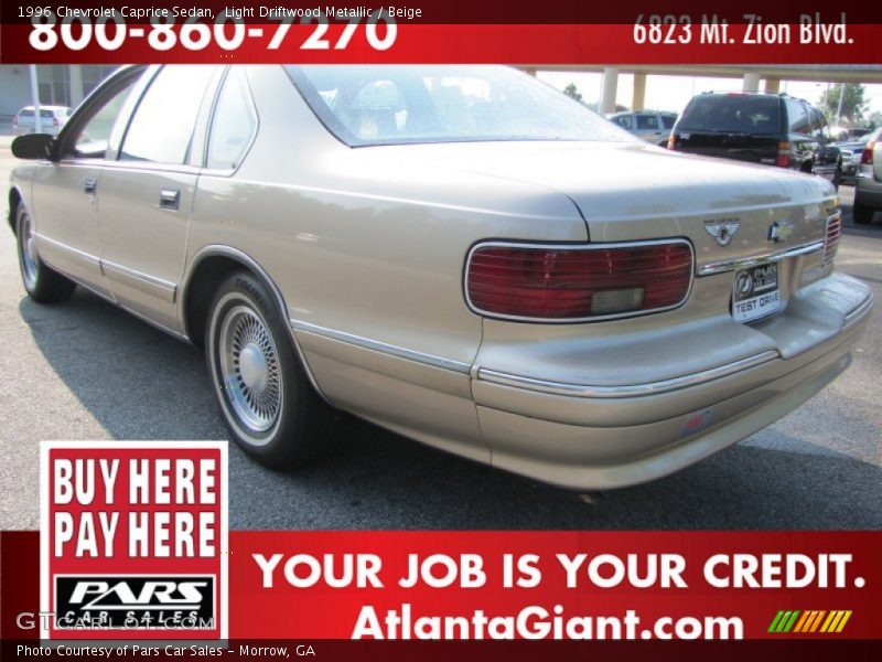 Light Driftwood Metallic / Beige 1996 Chevrolet Caprice Sedan