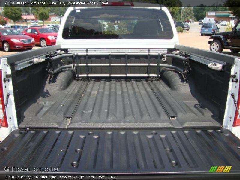 Avalanche White / Steel 2008 Nissan Frontier SE Crew Cab
