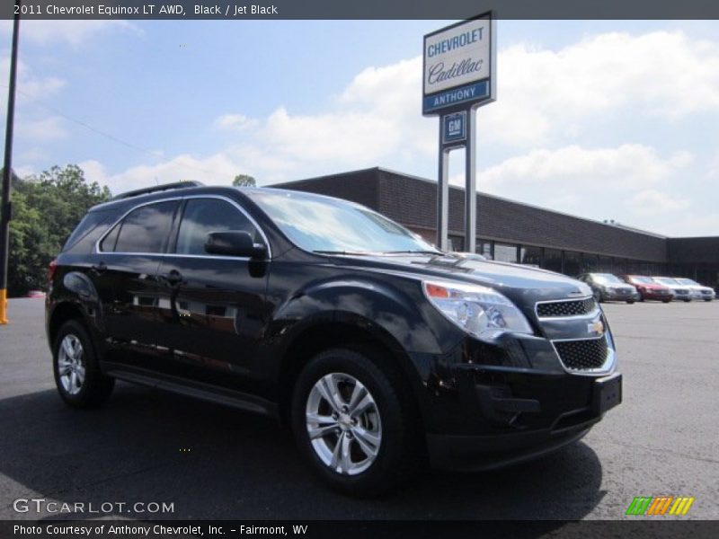 Black / Jet Black 2011 Chevrolet Equinox LT AWD