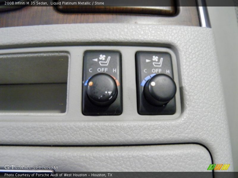 Liquid Platinum Metallic / Stone 2008 Infiniti M 35 Sedan