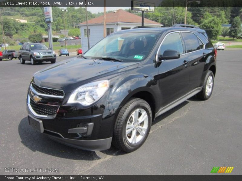 Black / Jet Black 2011 Chevrolet Equinox LT AWD