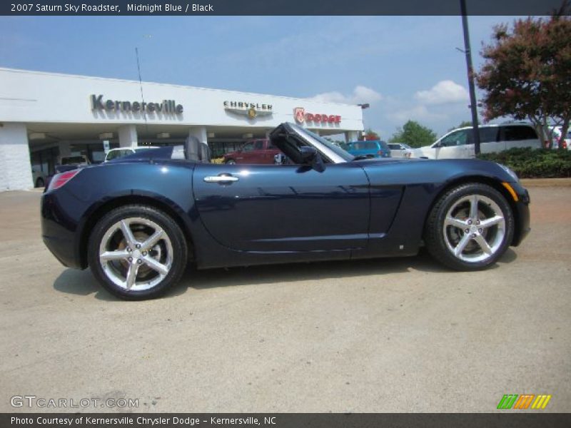 Midnight Blue / Black 2007 Saturn Sky Roadster