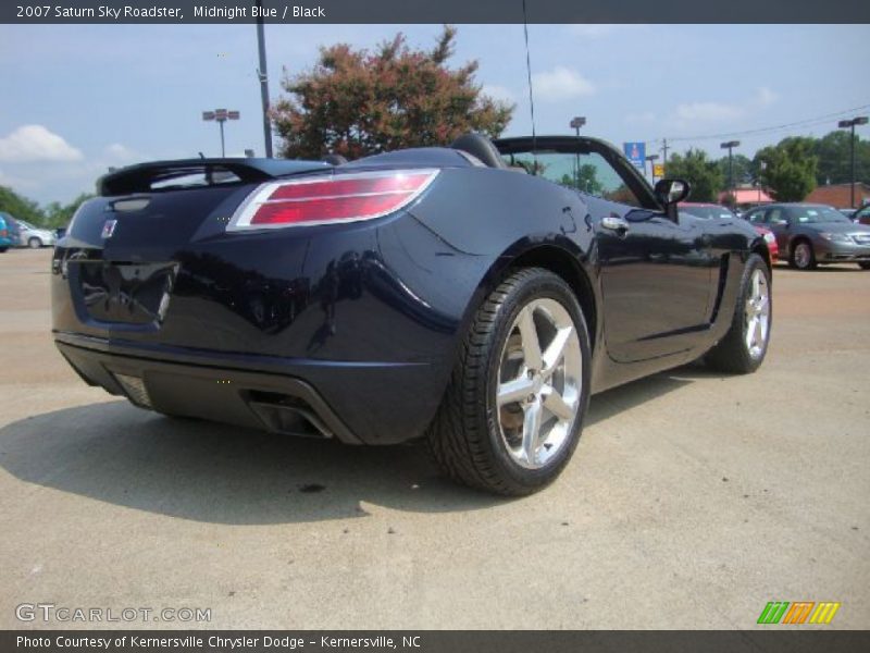 Midnight Blue / Black 2007 Saturn Sky Roadster