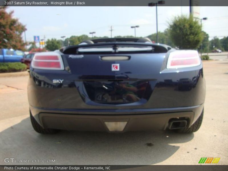 Midnight Blue / Black 2007 Saturn Sky Roadster
