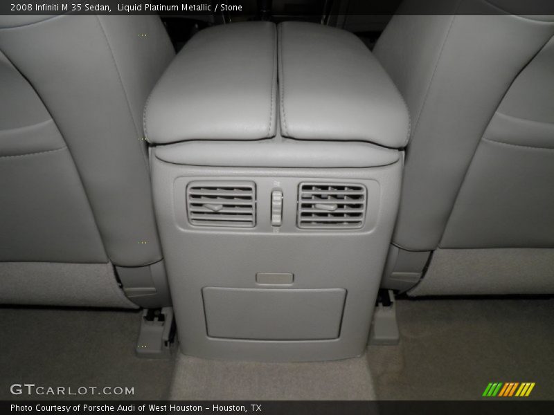 Liquid Platinum Metallic / Stone 2008 Infiniti M 35 Sedan