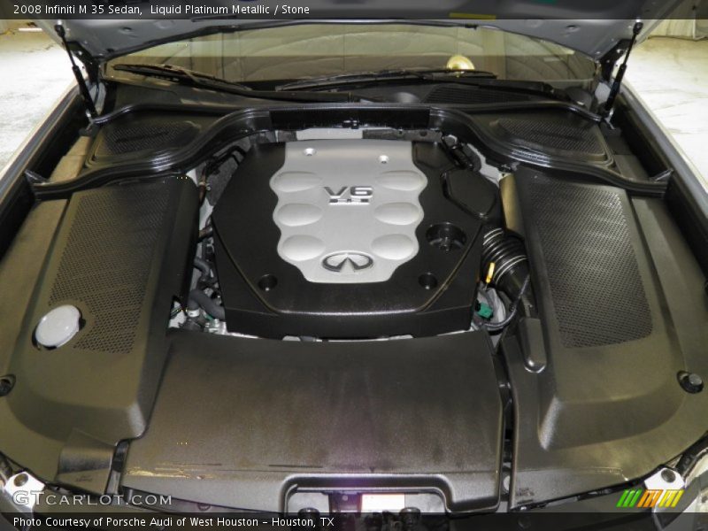 Liquid Platinum Metallic / Stone 2008 Infiniti M 35 Sedan