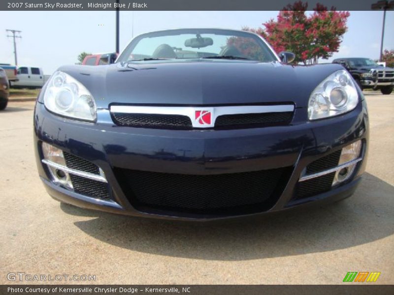 Midnight Blue / Black 2007 Saturn Sky Roadster