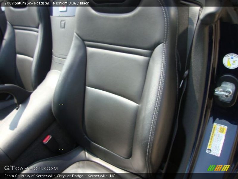 Midnight Blue / Black 2007 Saturn Sky Roadster