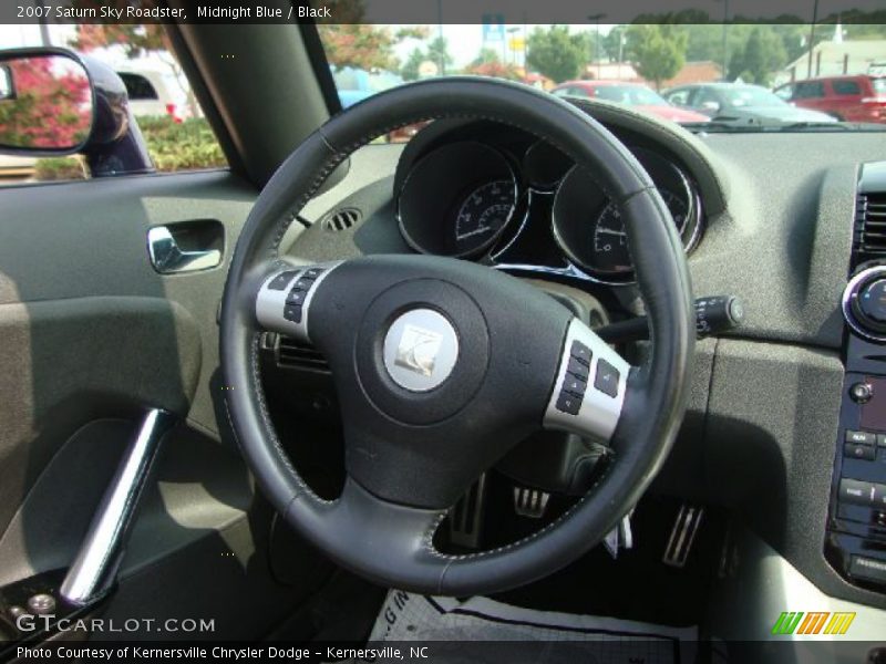 Midnight Blue / Black 2007 Saturn Sky Roadster