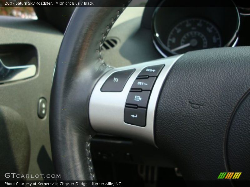 Midnight Blue / Black 2007 Saturn Sky Roadster