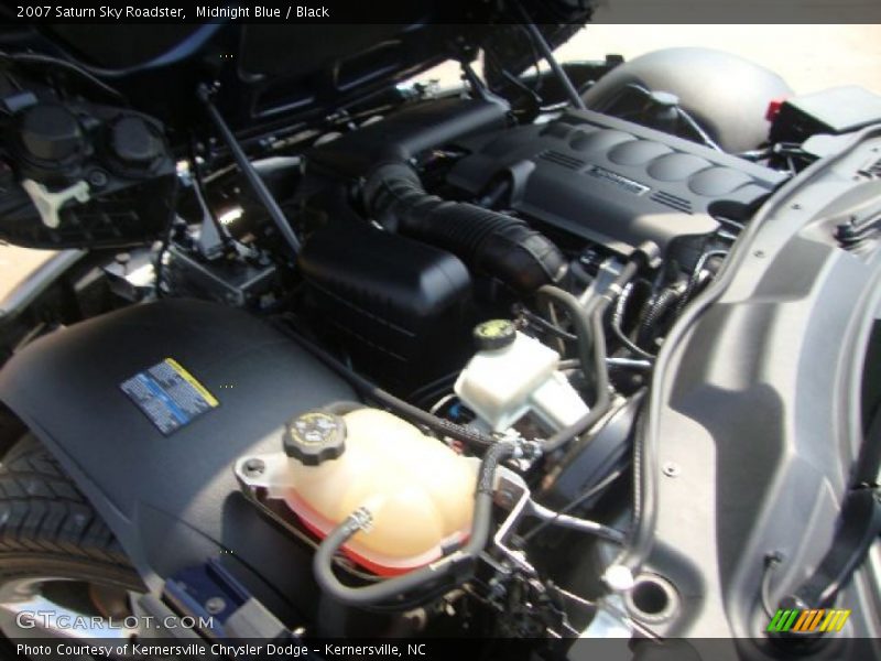 Midnight Blue / Black 2007 Saturn Sky Roadster
