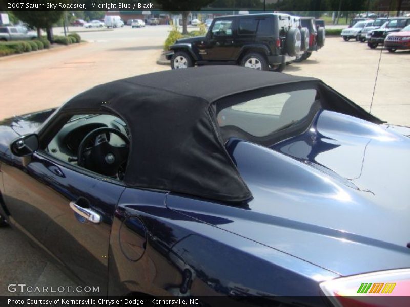 Midnight Blue / Black 2007 Saturn Sky Roadster