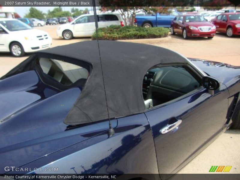 Midnight Blue / Black 2007 Saturn Sky Roadster