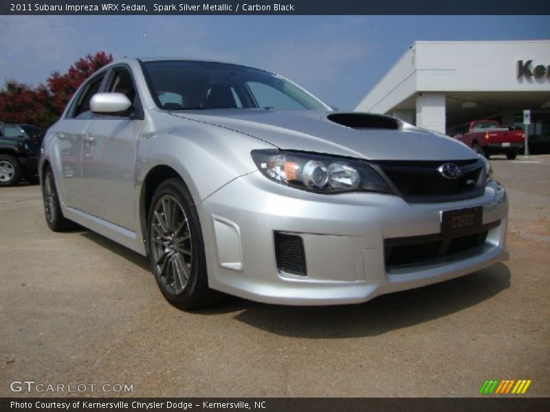 Spark Silver Metallic / Carbon Black 2011 Subaru Impreza WRX Sedan