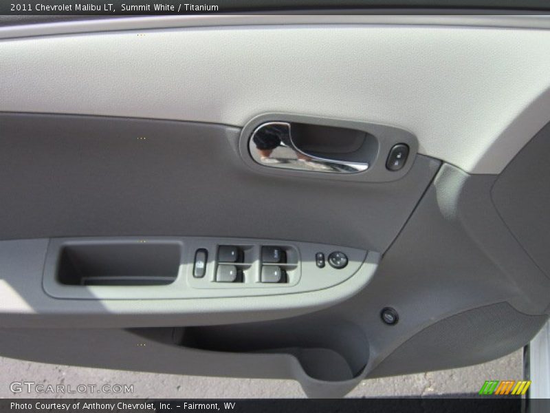 Summit White / Titanium 2011 Chevrolet Malibu LT