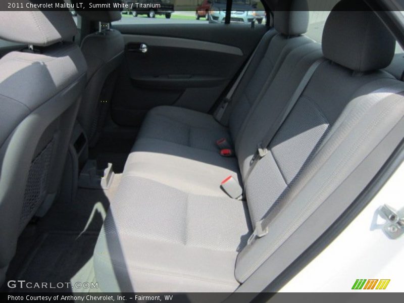 Summit White / Titanium 2011 Chevrolet Malibu LT