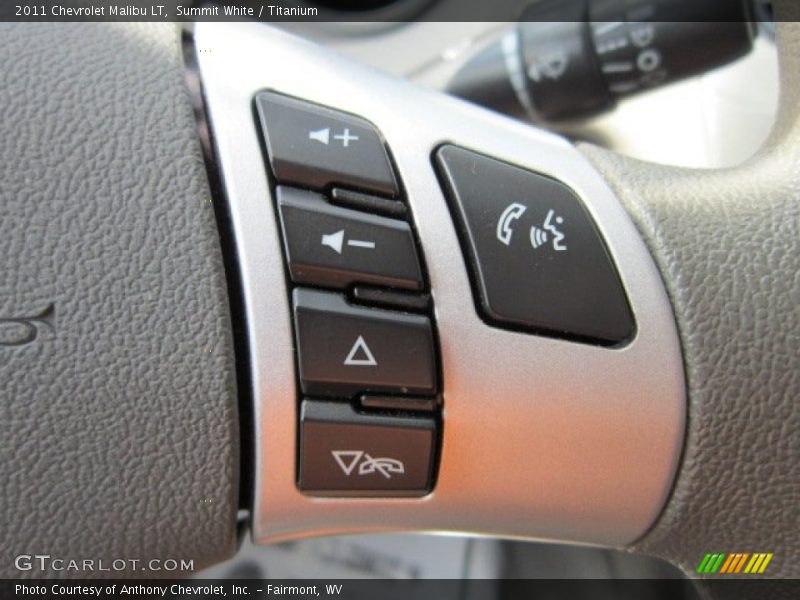Summit White / Titanium 2011 Chevrolet Malibu LT