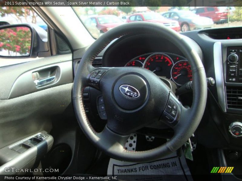 Spark Silver Metallic / Carbon Black 2011 Subaru Impreza WRX Sedan