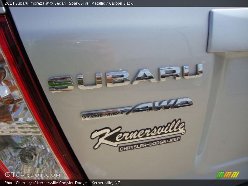 Spark Silver Metallic / Carbon Black 2011 Subaru Impreza WRX Sedan