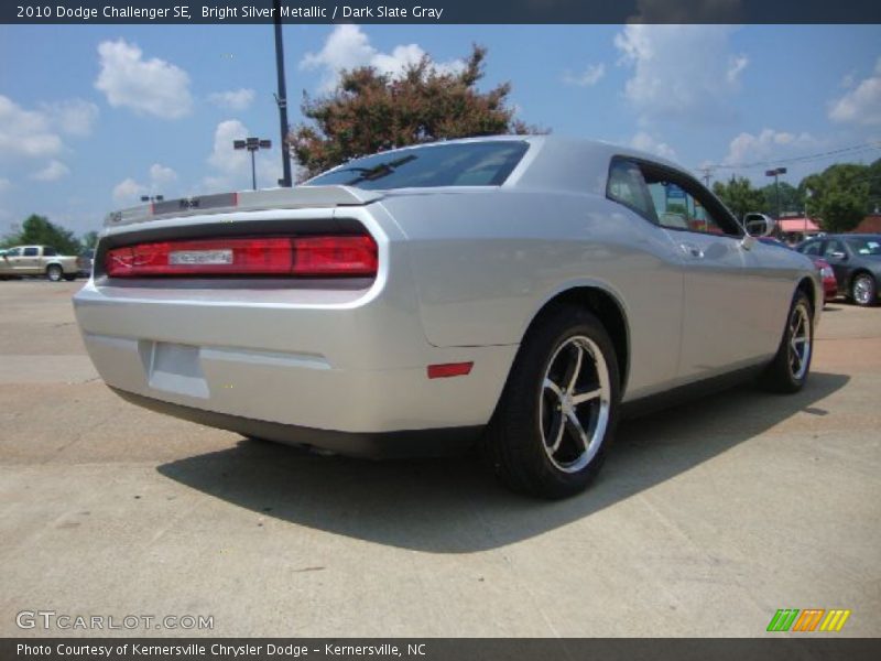 Bright Silver Metallic / Dark Slate Gray 2010 Dodge Challenger SE