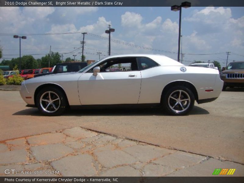 Bright Silver Metallic / Dark Slate Gray 2010 Dodge Challenger SE