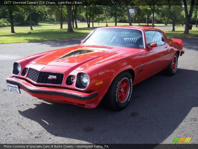 Front 3/4 View of 1977 Camaro Z28 Coupe