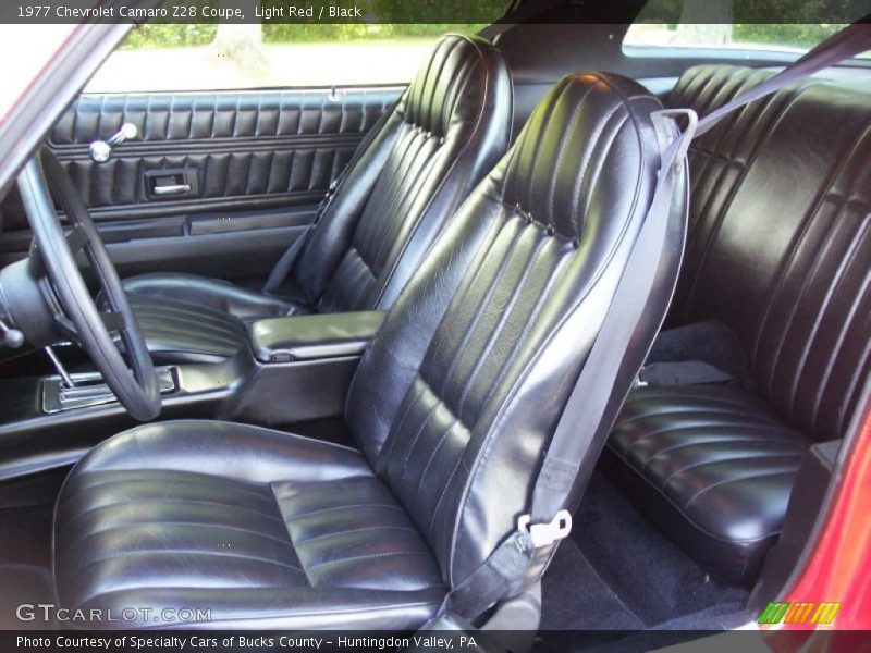  1977 Camaro Z28 Coupe Black Interior