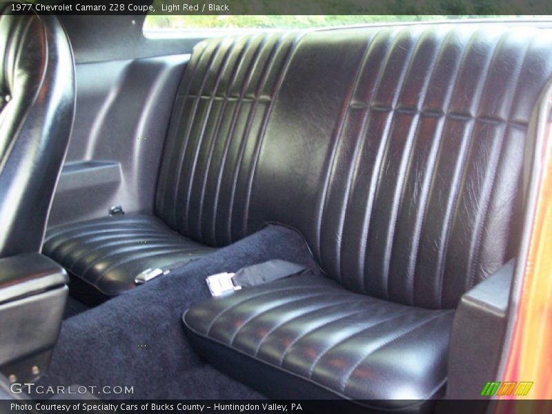  1977 Camaro Z28 Coupe Black Interior