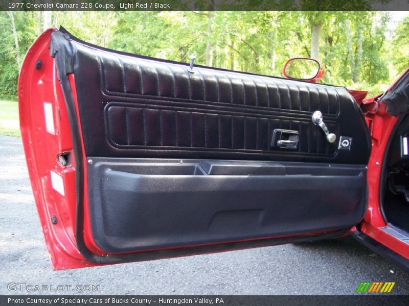 Door Panel of 1977 Camaro Z28 Coupe