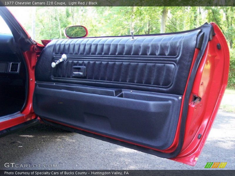 Door Panel of 1977 Camaro Z28 Coupe