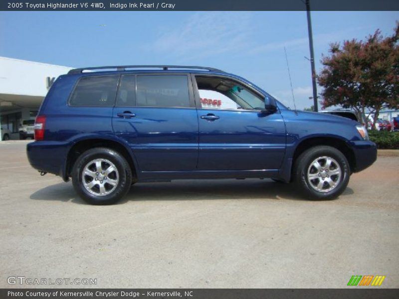 Indigo Ink Pearl / Gray 2005 Toyota Highlander V6 4WD