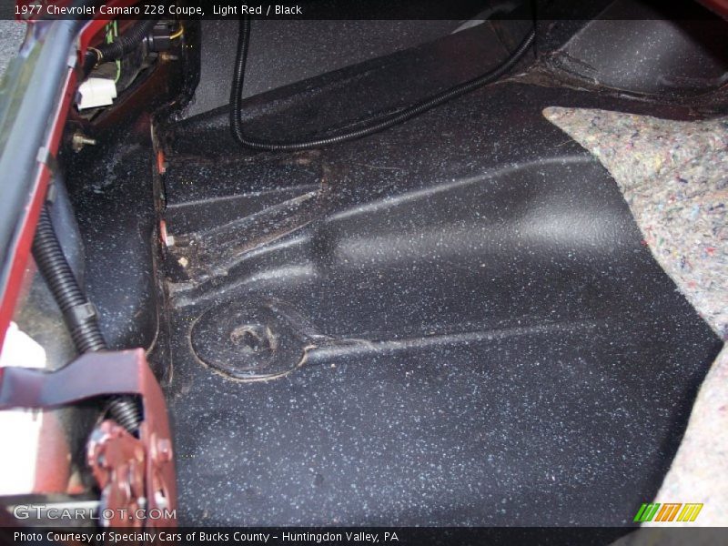 Light Red / Black 1977 Chevrolet Camaro Z28 Coupe