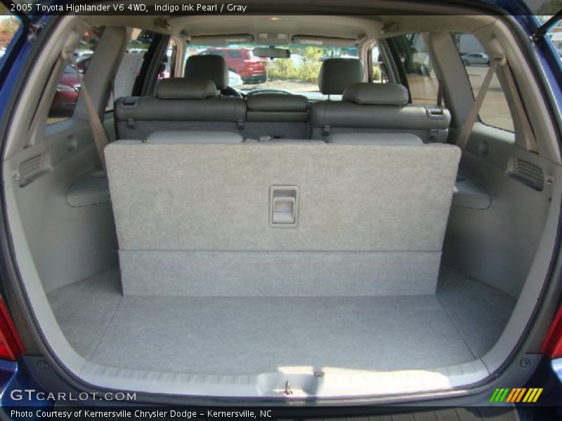 Indigo Ink Pearl / Gray 2005 Toyota Highlander V6 4WD