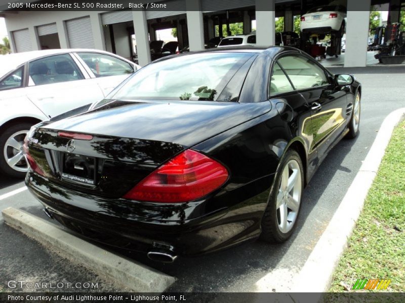 Black / Stone 2005 Mercedes-Benz SL 500 Roadster