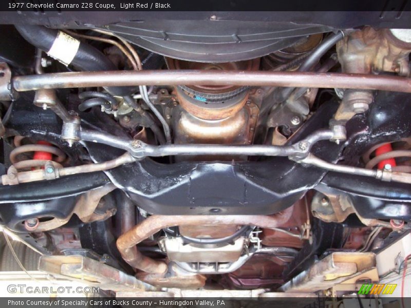 Light Red / Black 1977 Chevrolet Camaro Z28 Coupe