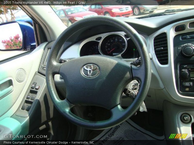 Indigo Ink Pearl / Gray 2005 Toyota Highlander V6 4WD