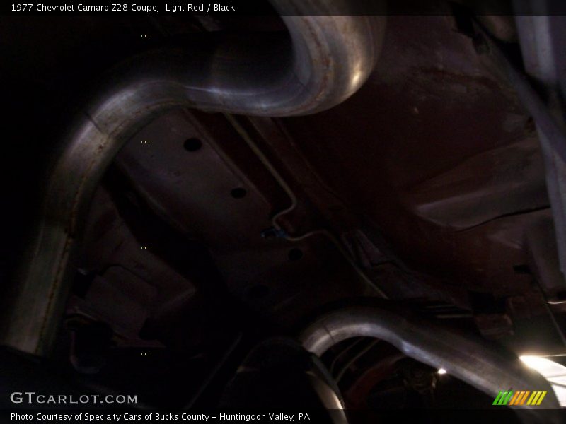 Light Red / Black 1977 Chevrolet Camaro Z28 Coupe