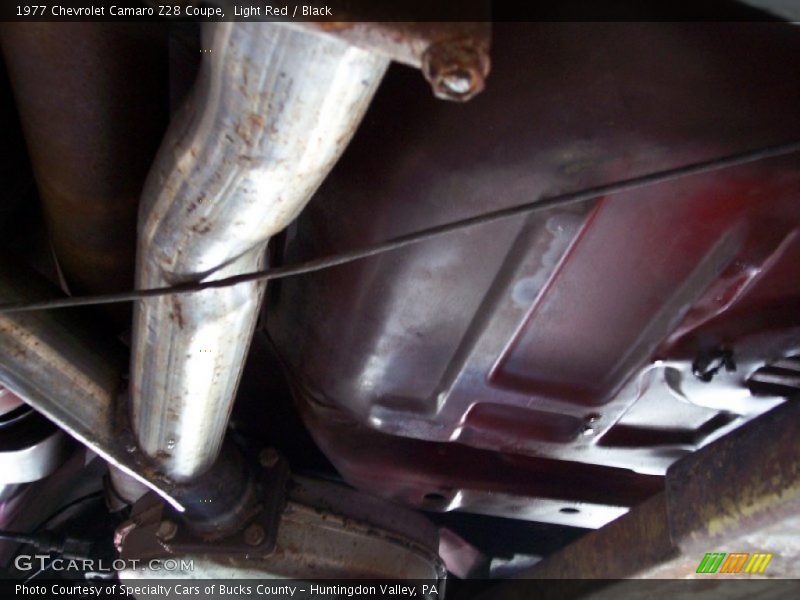 Light Red / Black 1977 Chevrolet Camaro Z28 Coupe