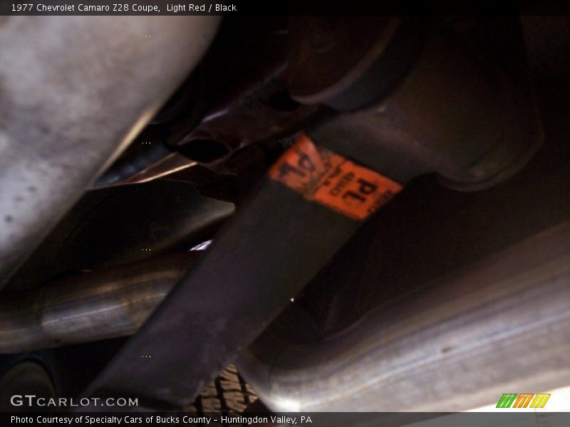 Light Red / Black 1977 Chevrolet Camaro Z28 Coupe
