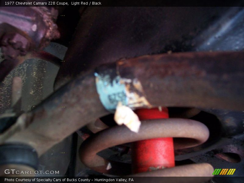 Light Red / Black 1977 Chevrolet Camaro Z28 Coupe
