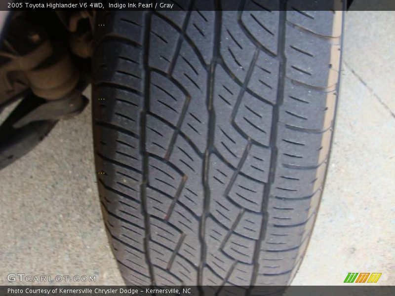 Indigo Ink Pearl / Gray 2005 Toyota Highlander V6 4WD