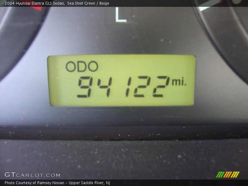 Sea Shell Green / Beige 2004 Hyundai Elantra GLS Sedan