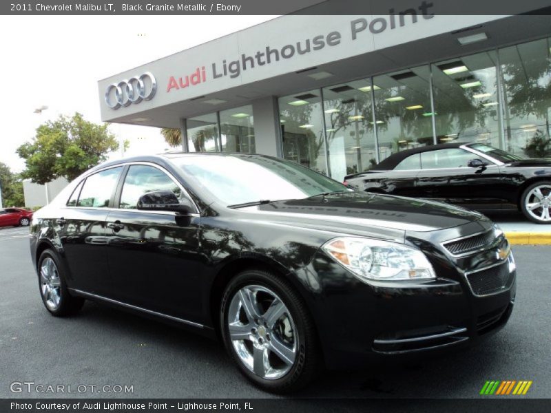 Black Granite Metallic / Ebony 2011 Chevrolet Malibu LT