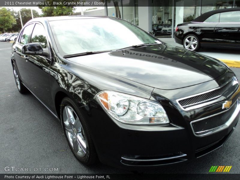 Black Granite Metallic / Ebony 2011 Chevrolet Malibu LT