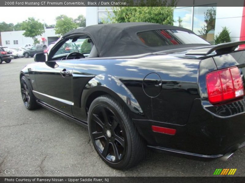 Black / Dark Charcoal 2008 Ford Mustang GT Premium Convertible