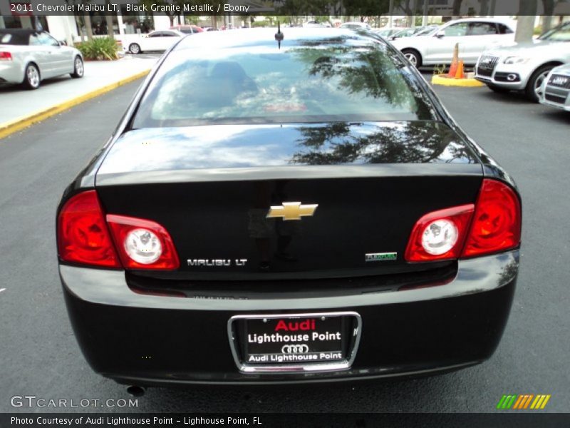 Black Granite Metallic / Ebony 2011 Chevrolet Malibu LT
