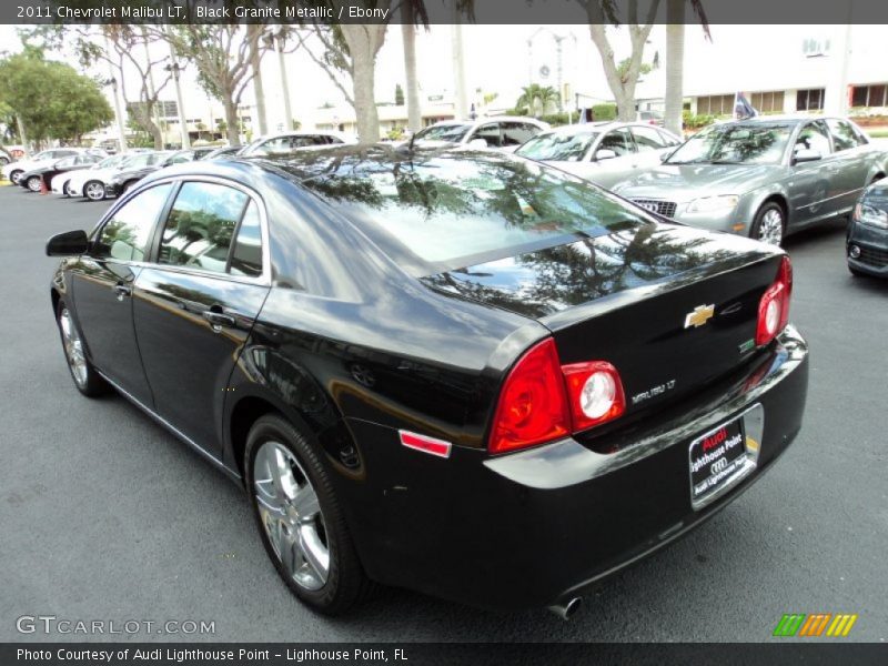 Black Granite Metallic / Ebony 2011 Chevrolet Malibu LT