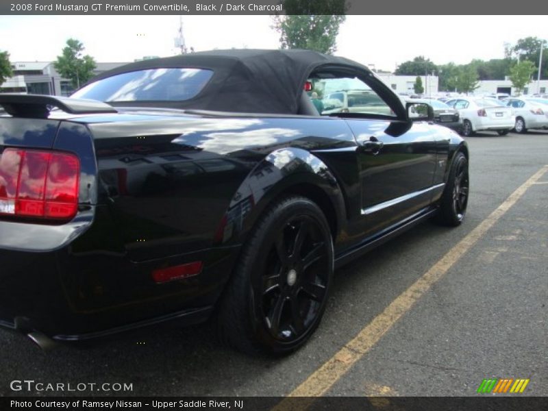 Black / Dark Charcoal 2008 Ford Mustang GT Premium Convertible